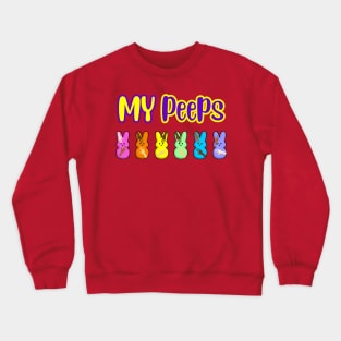 My Peeps Easter T-Shirt, cute bunnies Crewneck Sweatshirt